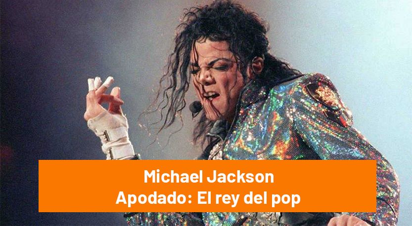 Michael Jackson apodado el rey del pop